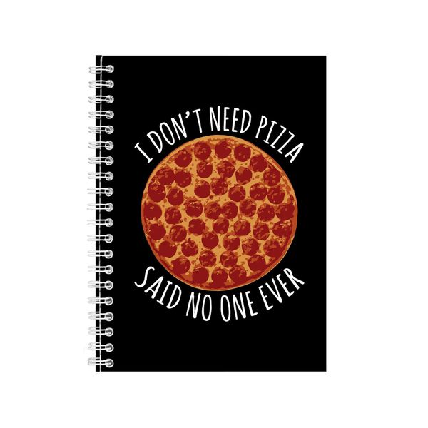 Pizza Notebook Junk Food Gift Idea Writing Book Notepad Pad 32