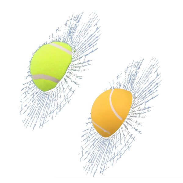 Toy Prank Funny Realistic Broken Glass Sticker Ball Car Window (18cm) 2pcs