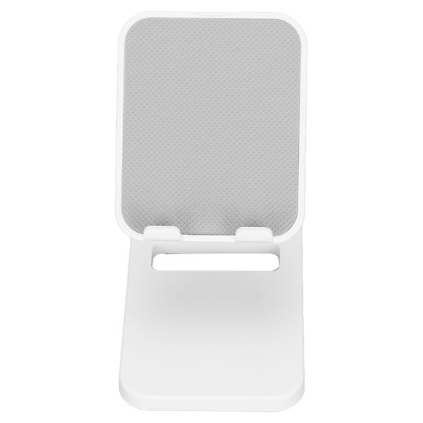 Portable and Foldable Cell Phone Stand: Angle &amp; Height Adjustable for Office Desk