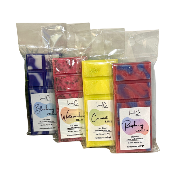 Soy Wax Melt Snap Bars - Summer Variety Box - 4 pcs - 160g