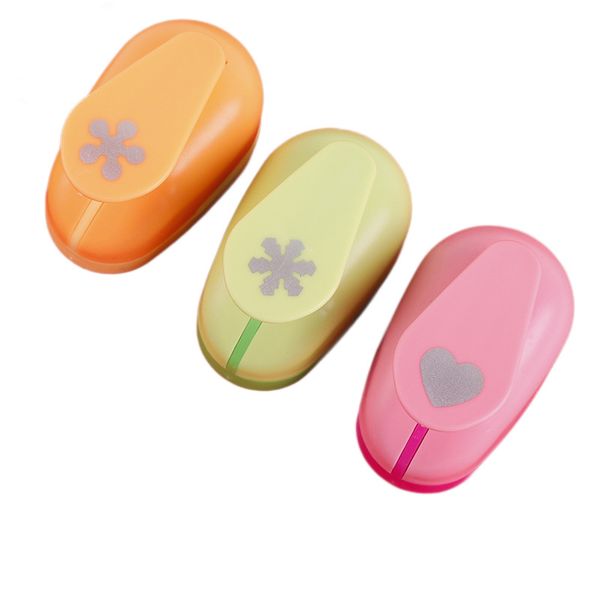 3 PCS Craft Scrapbooking Heart Shape Paper Hole Punch Set Embossing Tools