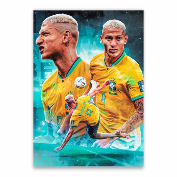 Richarlison Brazil Collage Poster - A1