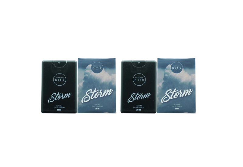 Perfume Box Storm For Him Cologne Pocket size Set of 2