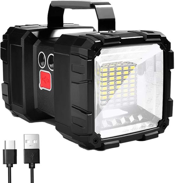 LED Spotlight Flashlight,15000Ahm,4000LM,20h Standby,USB Output