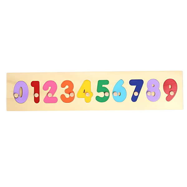 Hand Grip Montessori Early Learning Geometry Puzzle - Multicolour