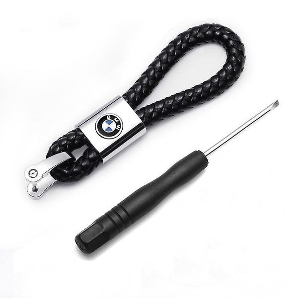 BMW Braided Rope Key Ring Holder