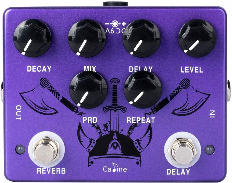 Caline CP-80 "Ragnarok" Reverb/Delay Effect Pedal
