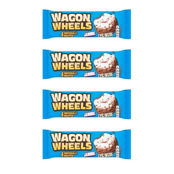 Burtons Wagon Wheels Jammie - 4 x 6 Pack