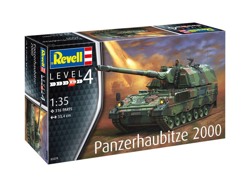 Revell 1/35 Panzerhaubitze 2000 Plastic Model Kit