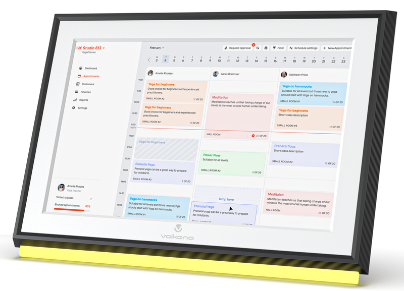 Volkano Agenda Series Smart Calendar and Digital Photo Frame 10" - Black