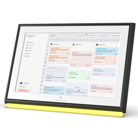 Volkano Agenda Series Smart Calendar and Digital Photo Frame 10" - Black Image