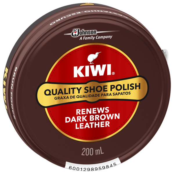 Kiwi Shoe Polish Dark brown 200ml