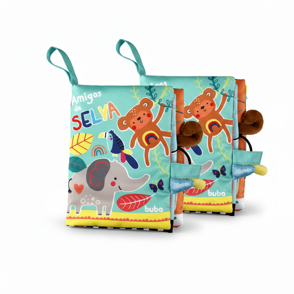 Cooey Interactive Touch and Feel Board Book for Toddlers - 2 Pack