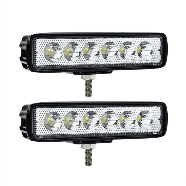 6 Inch Led Light Bar White 30W 6000K Work Pods Single Compatible with Jeep