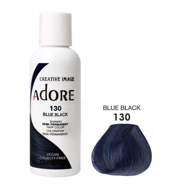 Adore Shining Semi-Permanent Hair Color 118ml - Blue Black