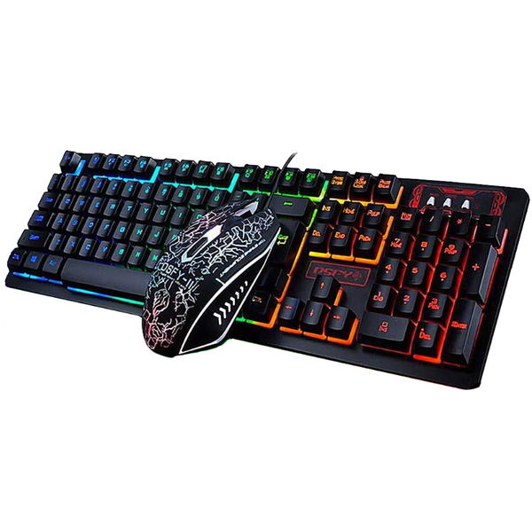 Rainbow Backlit Gaming Keyboard &amp; Mouse Combo K13