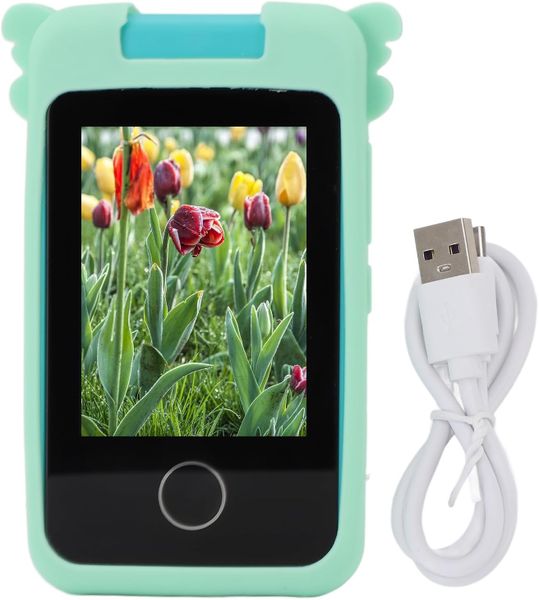 Kids Smart Phone, Cartoon Camera with Autofocus, 48MP 1080P Toddler Camera