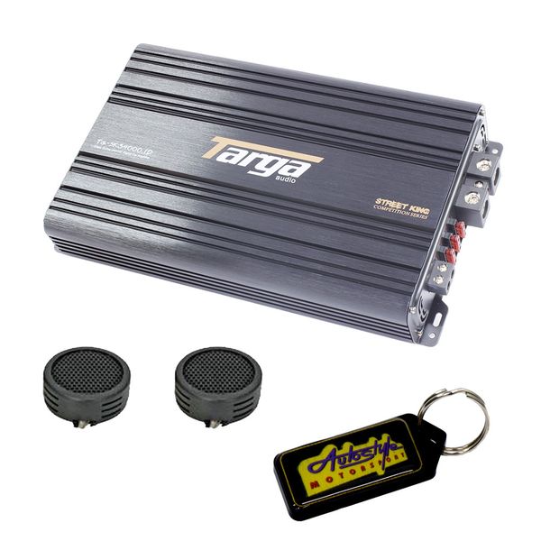 Targa Street King Series 34000W Monoblock Amplifier &amp; Evo Tweeter &amp; Keyring