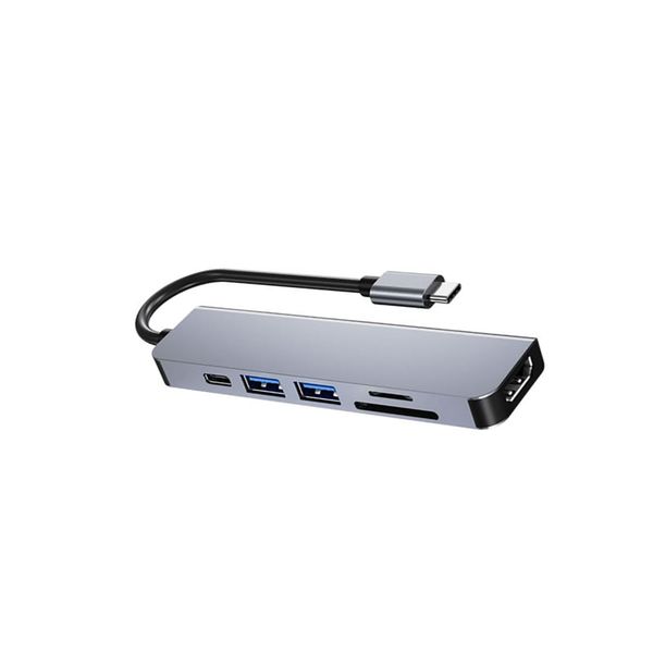 Universal Portable 6 In 1 Multiport Type C Adapter BYL-2010