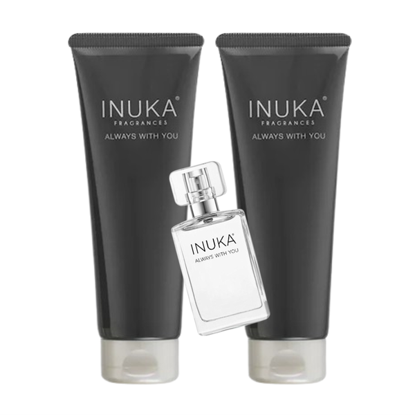 Inuka Classic Grey Perfume, Body Wash &amp; Lotion Set - Be You for Her
