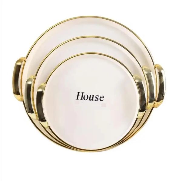 3 Piece Round Modern Multipurpose Fruit Tray Set
