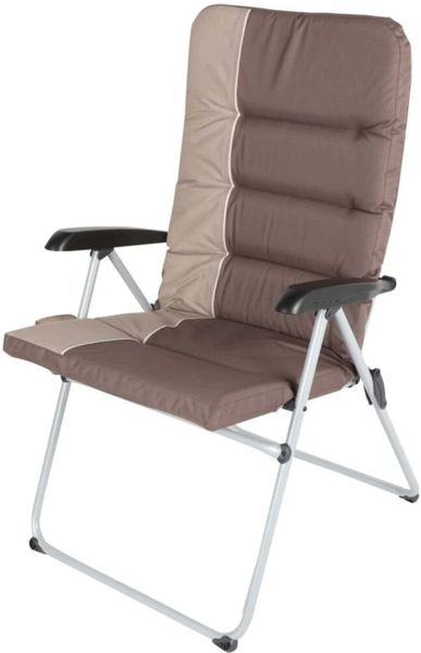 Foldable Camping Chair with Padded Seat and Armrests | Outdoor Recliner
