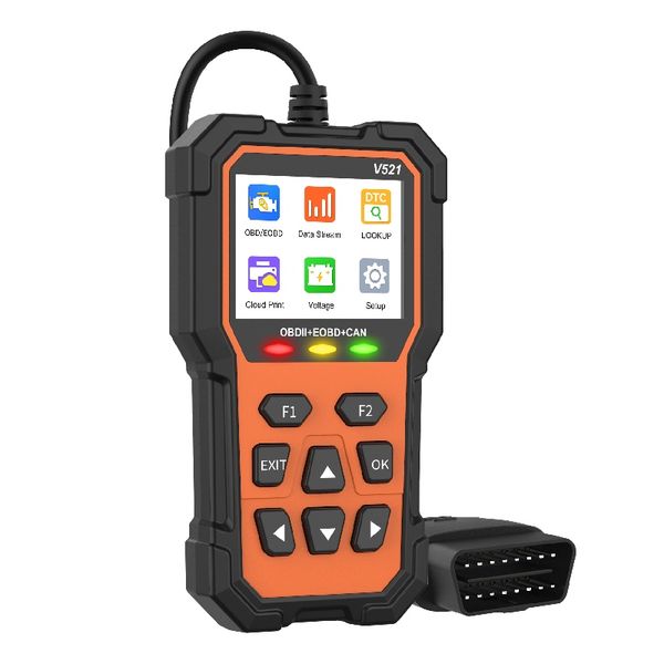 Button-Operated Car Fault Detection Device.