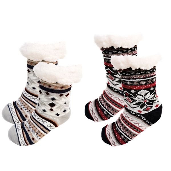 Cameo Polar Heat Thermal Winter Socks - 2 Pairs-Random Color Dispatch