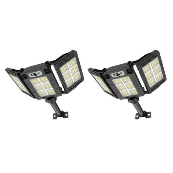2 Set Of 60W Foldable Solar Flood Light