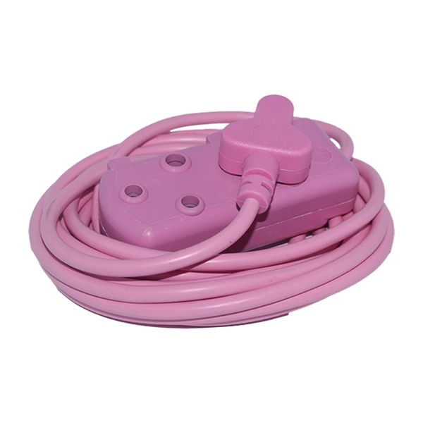 Extension Lead 5Mx1.0Mm Pink