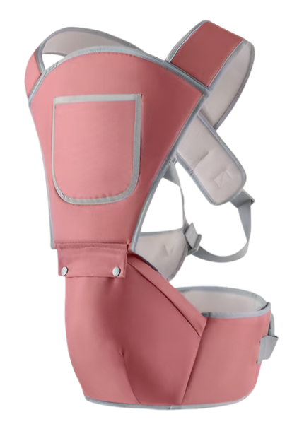 Ergonomic All-in-One Baby Carrier with Hip Seat - Adjustable &amp; Breathable