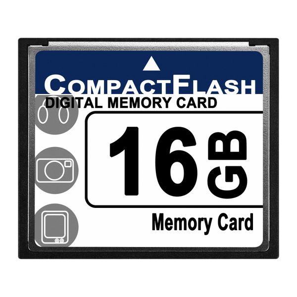 Professional 16GB Compact Flash Memory Card(White&amp;Blue)