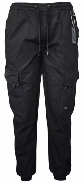 Soviet Thunderbolt Mens Fashion Cargo Pants - Black