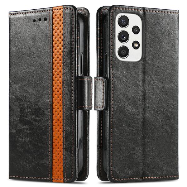 Leather Case Compatible With Samsung Galaxy A73 5G Flip Wallet Cover