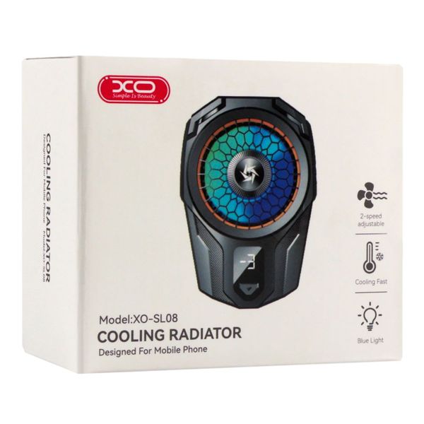 XO-SL08 Mobile Phone Cooling Radiator with RGB Light for Gaming