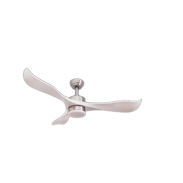 Waco 3 Blade Ceiling Fan and Light - Nickel