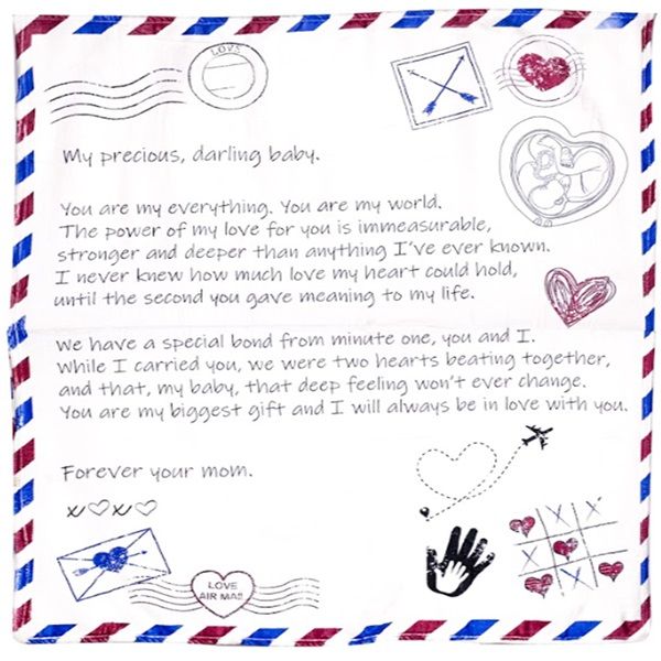Love Letter to my Darling Baby - Blanket