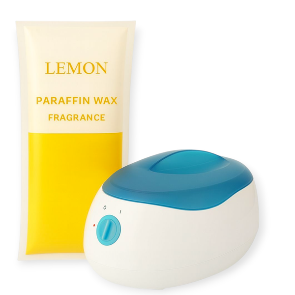 Paraffin Wax Warmer - 1 x Lemon Paraffin Wax (453g) for Hands, Elbow &amp; Feet