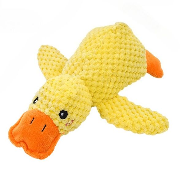 Dog Calming Toy Interactive Yellow Duck Plush Yellow Plush Comfort Toy