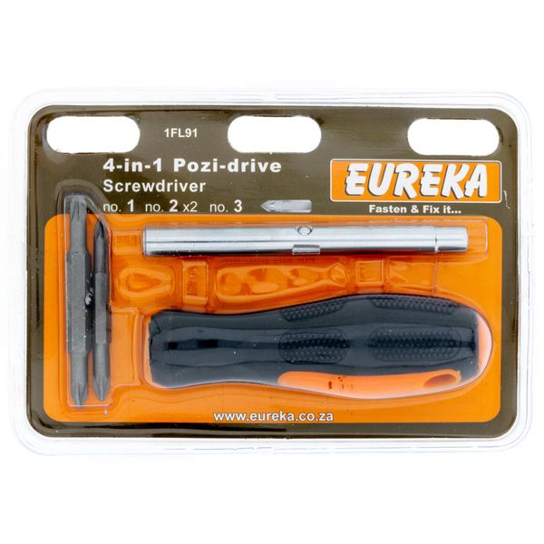 EUREKA Screwdriver Pozi 1;2;2;3 Q:1 1FL91U