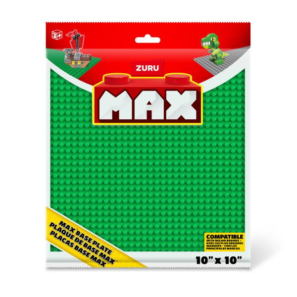 Max Build More Building Bricks Baseplate 10"x10" by ZURU