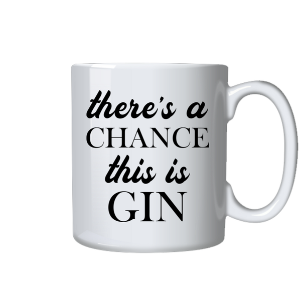 Gift for Gin Drinking Mug - Gift Idea for Gin Drinkers Birthday or Christmas