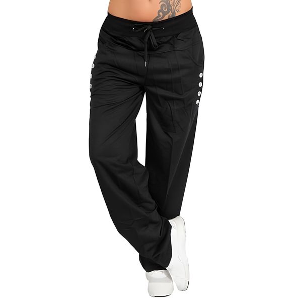Women's Loose Fit Straight Sweatpants Slouchy Cotton Hiking Baggy Bottoms