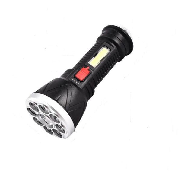 Rechargeable Flashlight With Magic Ball Stage Light