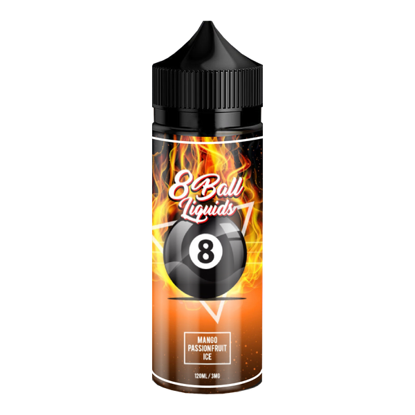 8 Ball Liquids - Mango Passion-Fruit On Ice- Vape Juice- 120ml Refill