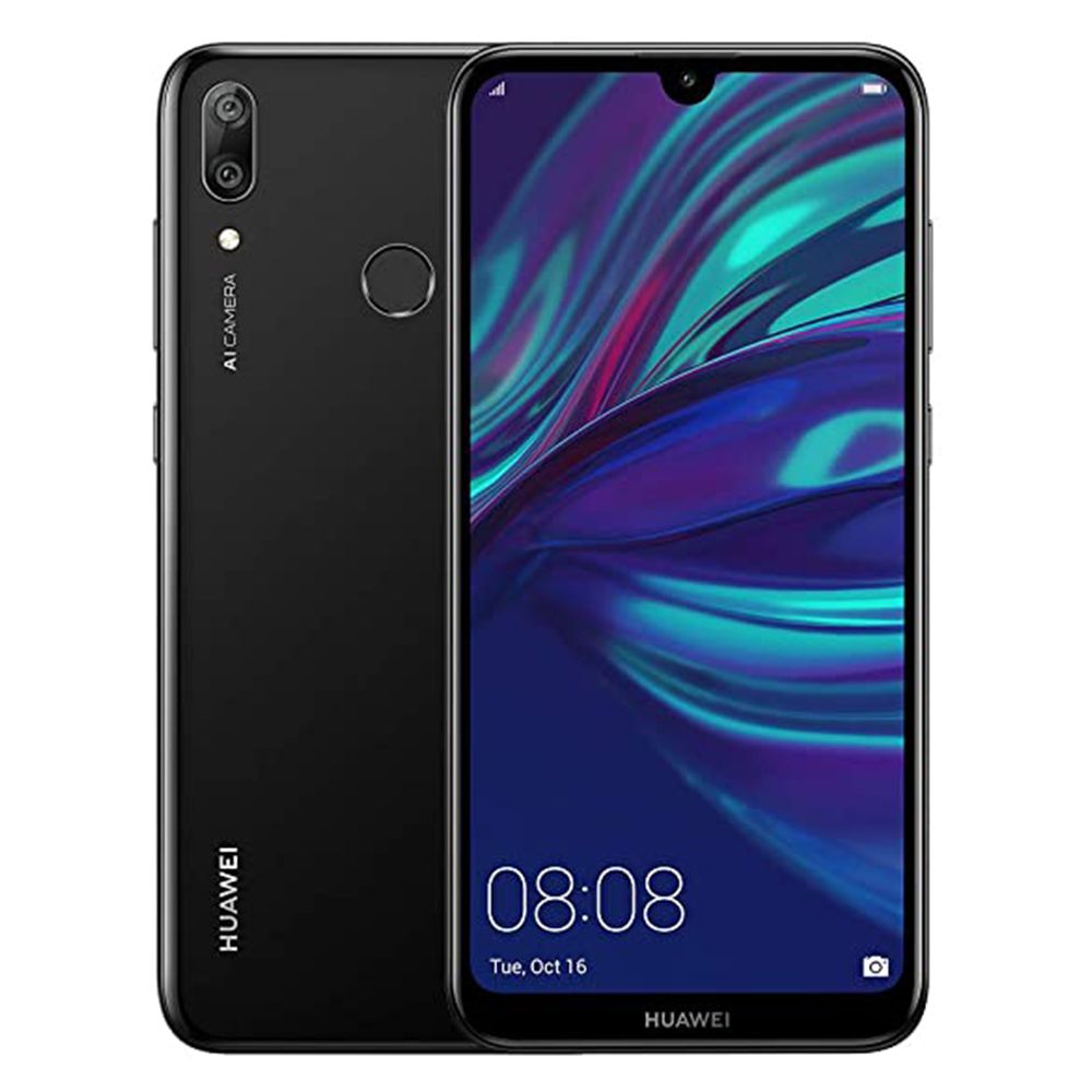 Huawei Y7 2019 32GB Single Sim Midnight Black Buy Online In South 