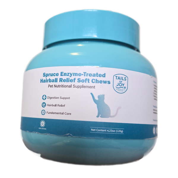 Cat Spruce Enzyme-Treated Hairball Relief Soft Chews Nutritional Supplement