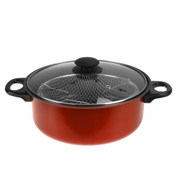 3 Piece Set Steamer Cooker Fryer