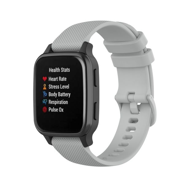 TinoTech Garmin Venu Silicone Replacement Strap - Wine Red