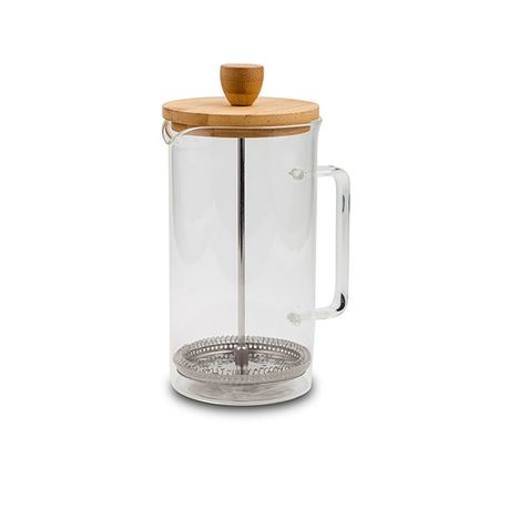 Greater Good. Borosilicate Glass French Press with Bamboo Lid - 350 ml
